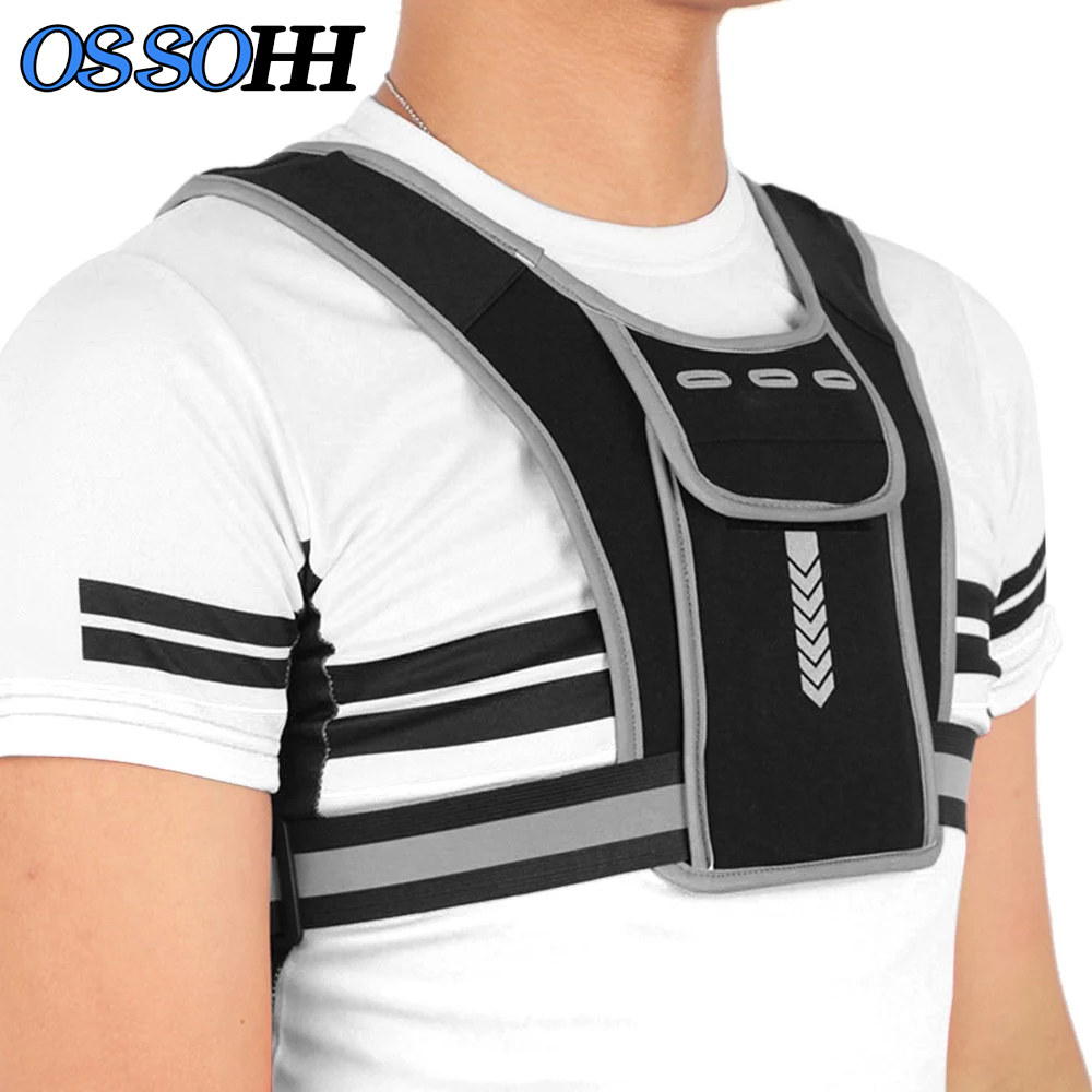 Reflective Cycling Vest - Gilet da corsa riflettente da 1