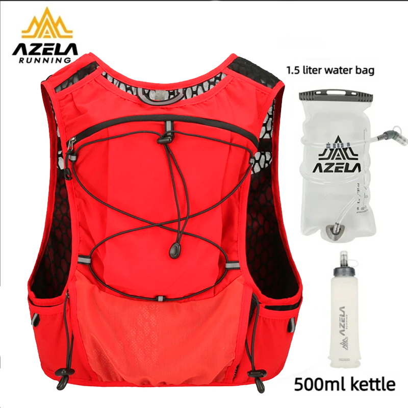 Reflective Cycling Vest - Zaino Leggero per Idratazione, Traspirante, per