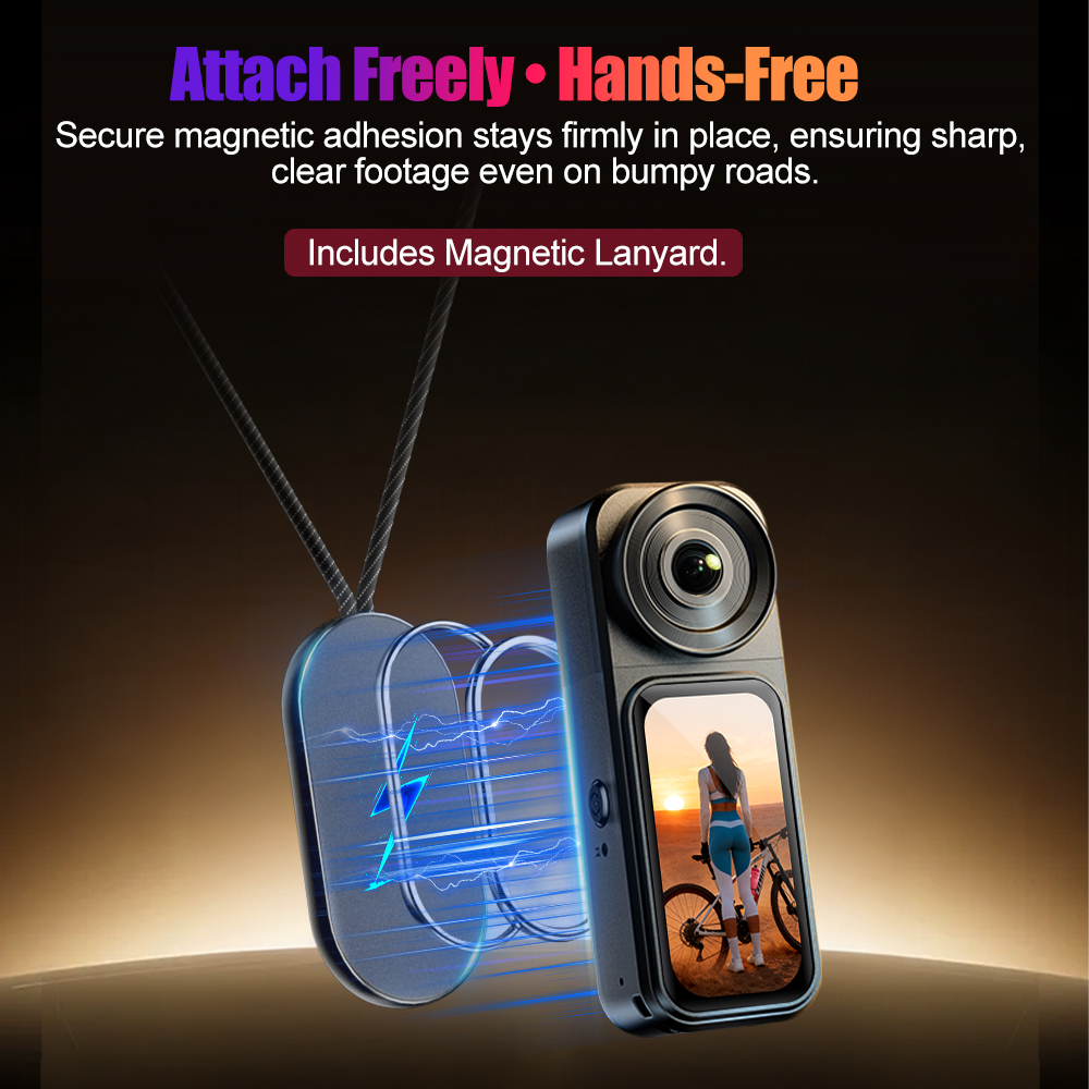 Cycling Gear Beginner - Accessori per Action Camera Magnetica 64G,