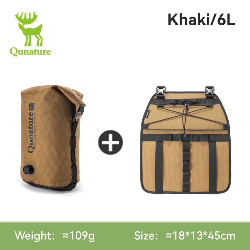 Cycling Gear Waterproof - Borsa da Bikepacking Qunature 6/12L, Completamente