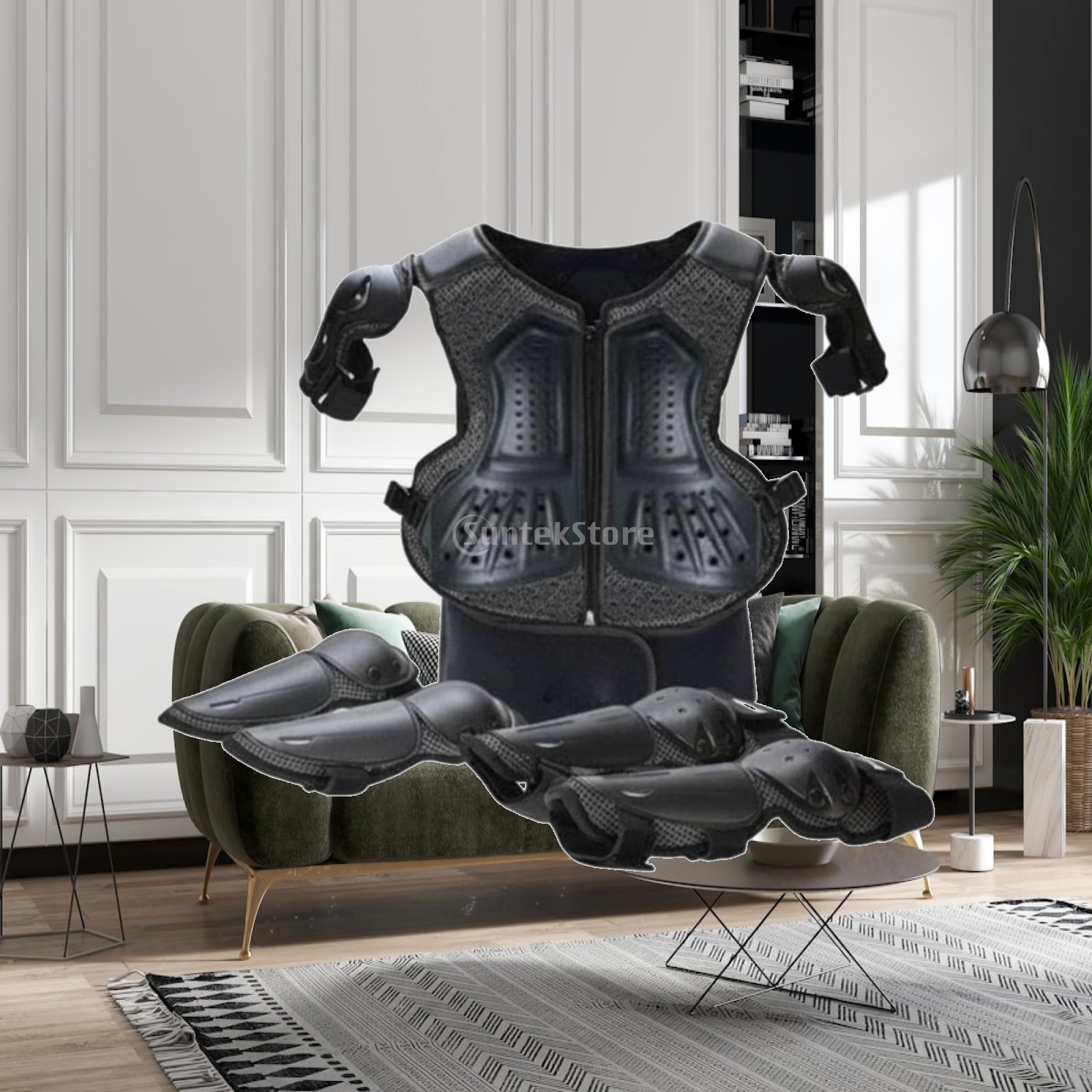 Cycling Gear For Kids - Protezioni Regolabili per Bambini, Armatura per