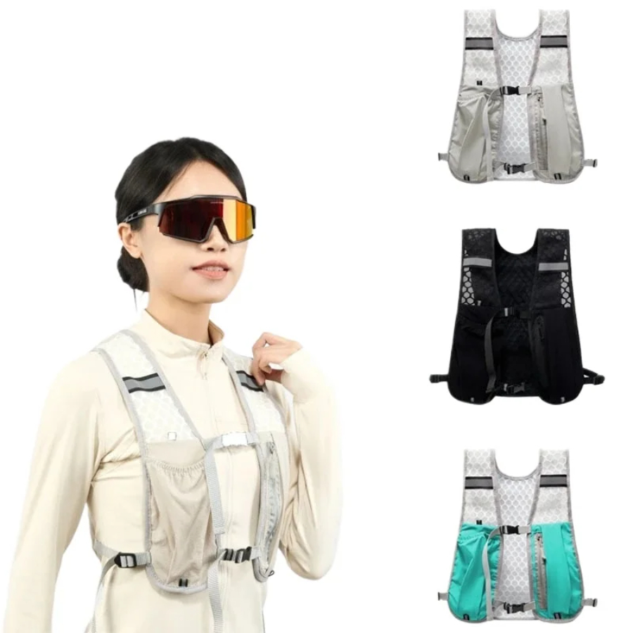 Reflective Cycling Vest - 2025 nuovo gilet portaoggetti da corsa