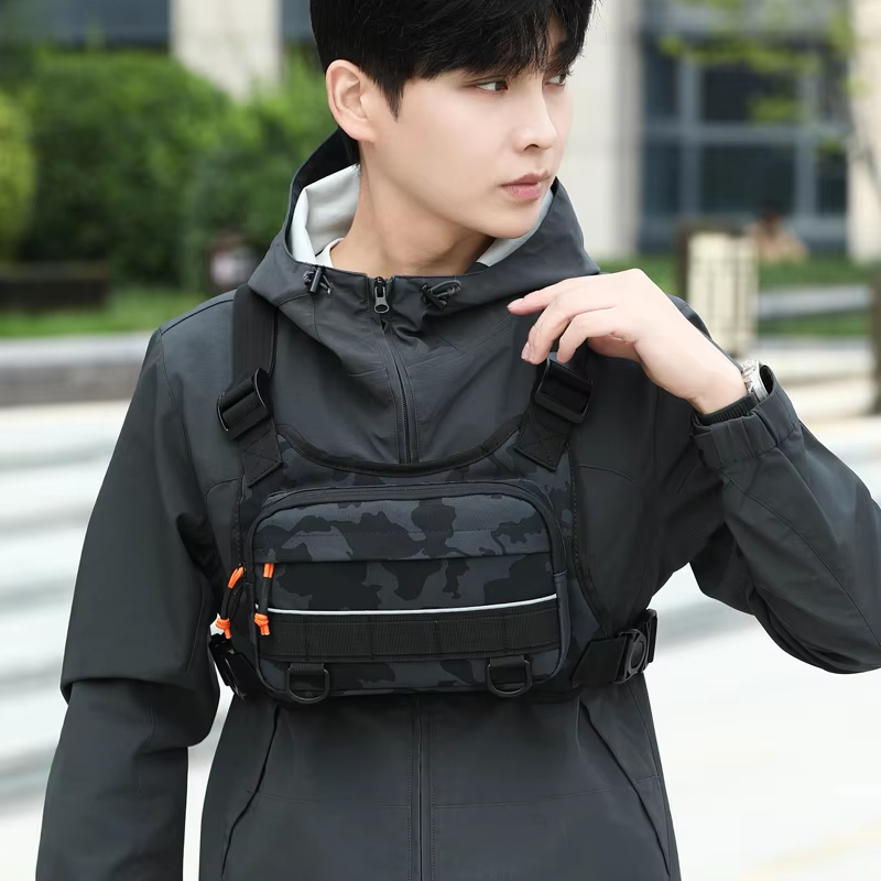 Reflective Cycling Vest - Gilet Tattico da Ciclismo con Zaino