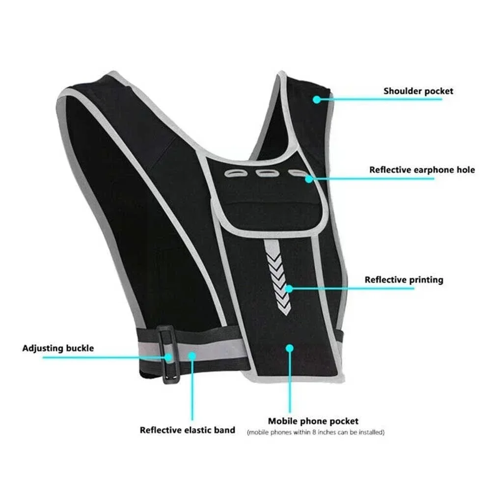 Gilet da corsa riflettente da  - Reflective Cycling Vest recensione e prezzo