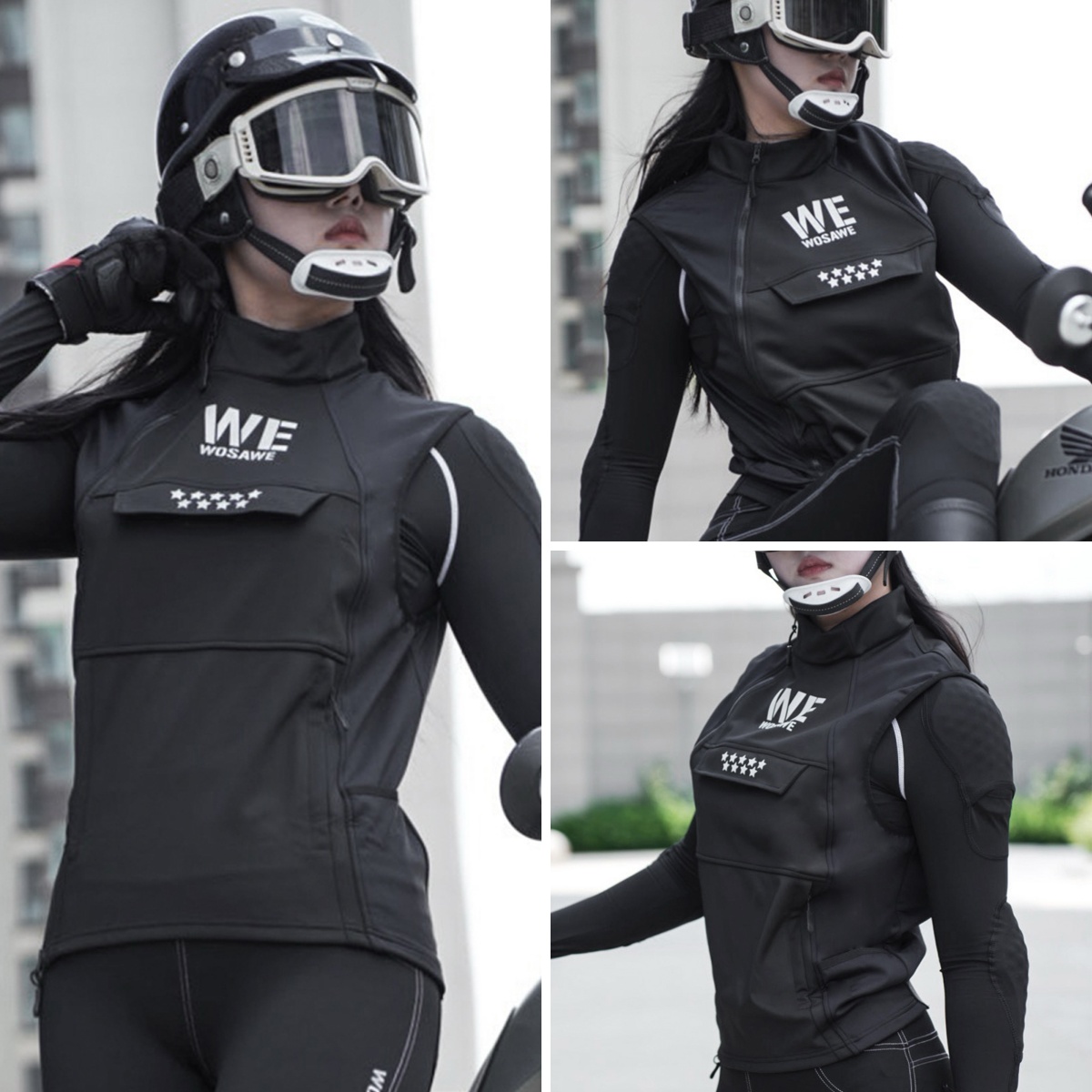 WOSAWE Gilet da equitazione in - Reflective Cycling Vest recensione e prezzo